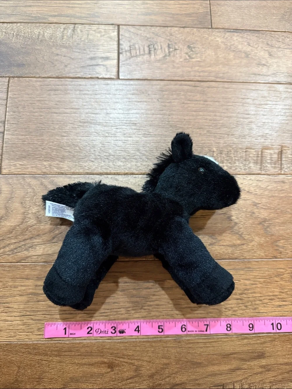 Aurora World Beau Horse - Soft Plush - Black and White Horse